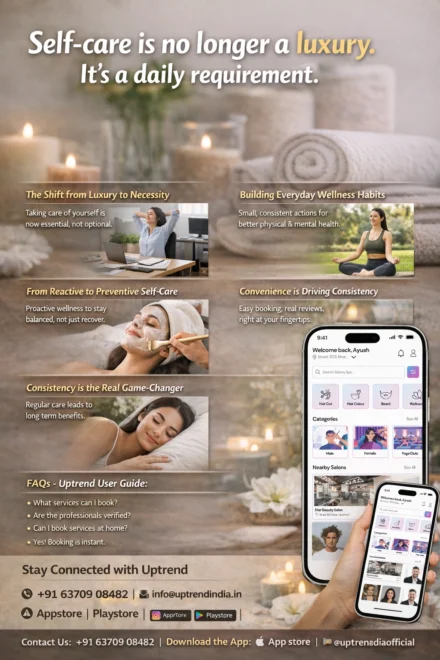 Self-care A daily essential with Uptrend