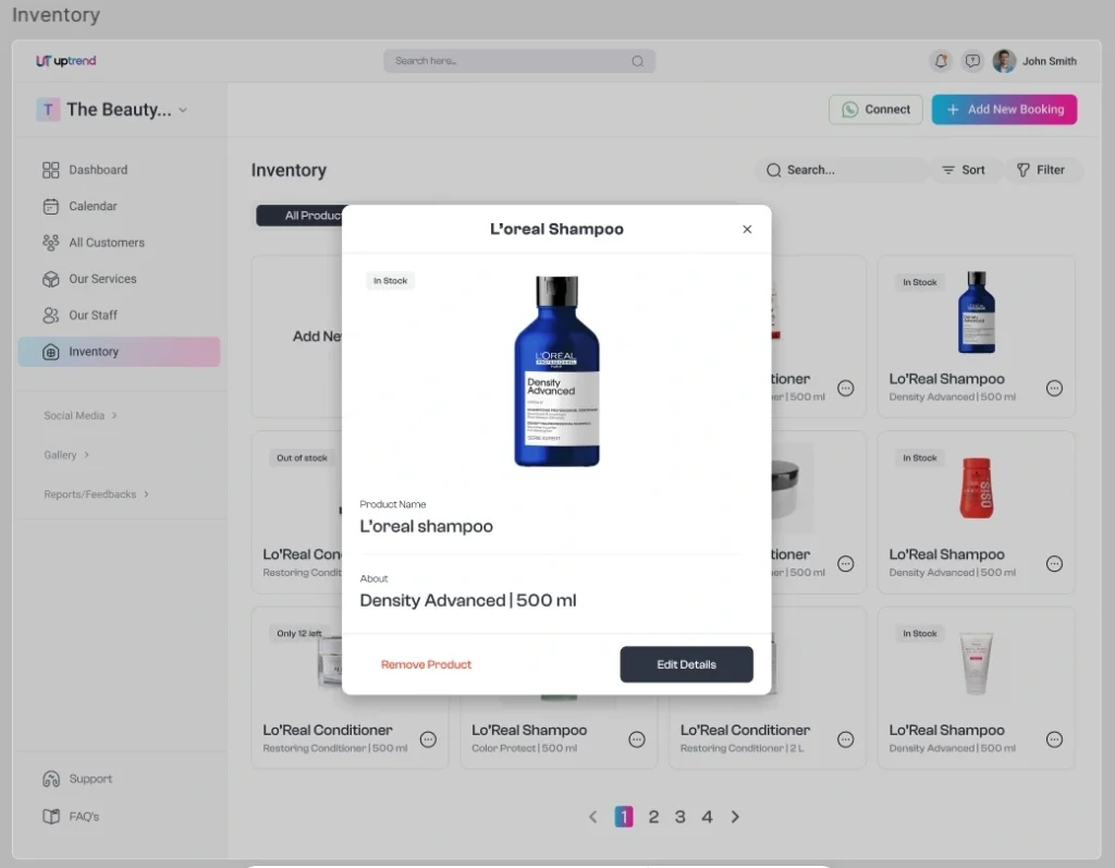 Uptrend partner dashboard updates