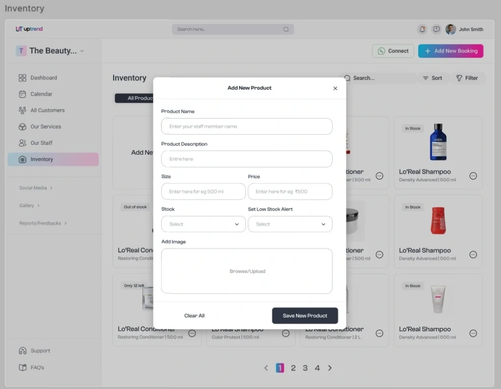 new features in Uptrend dashboard