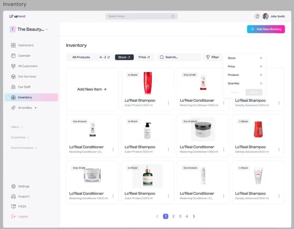 Uptrend partner dashboard updates