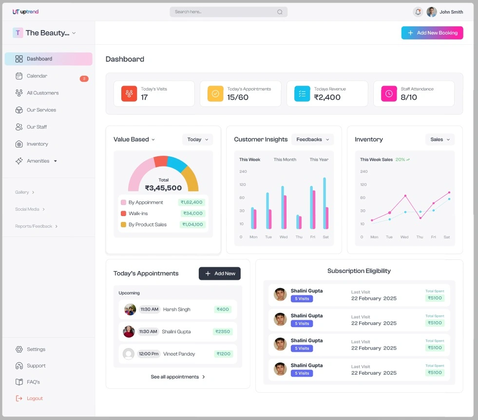 structured booking platform benefits