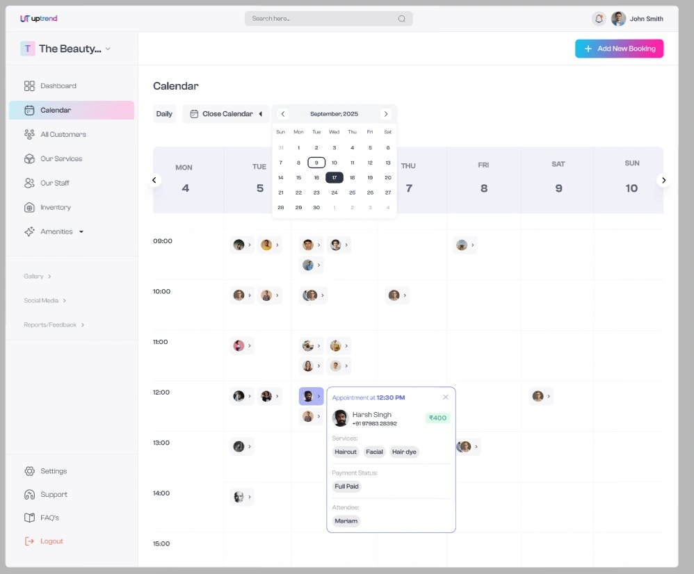 structured booking platform benefits