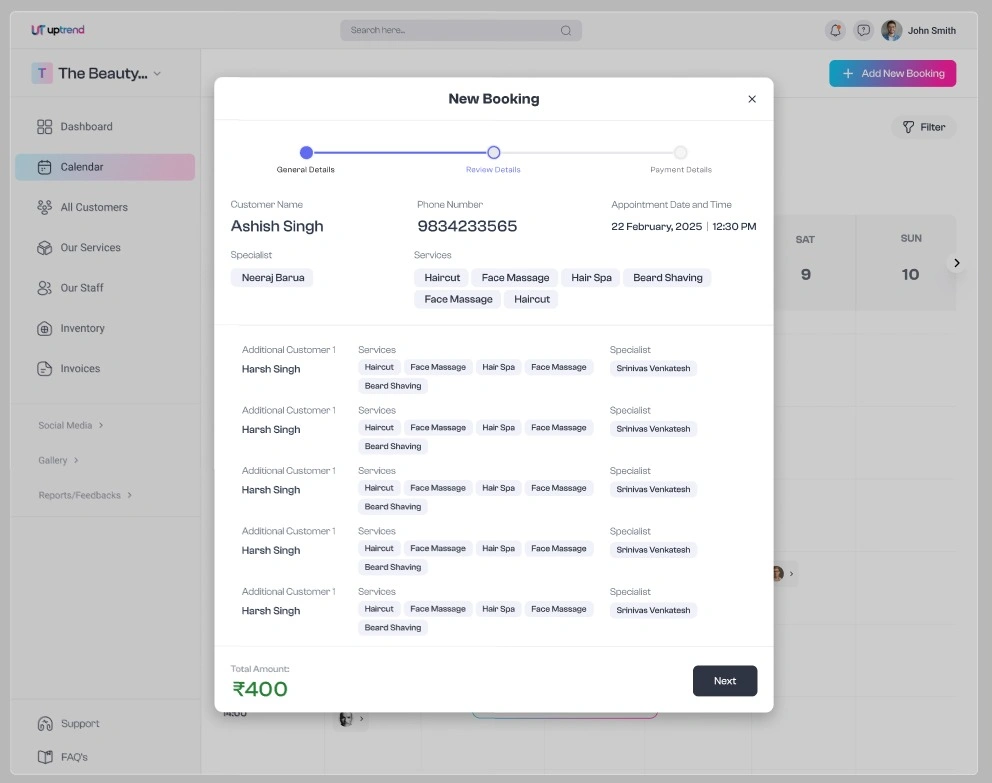 structured booking platform benefits